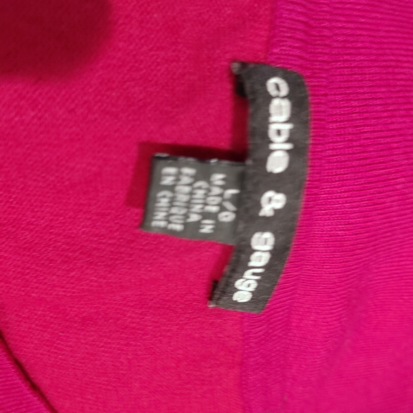 Cable & Gauge Sleeveless Crop Top Size L - Picture 4 of 5